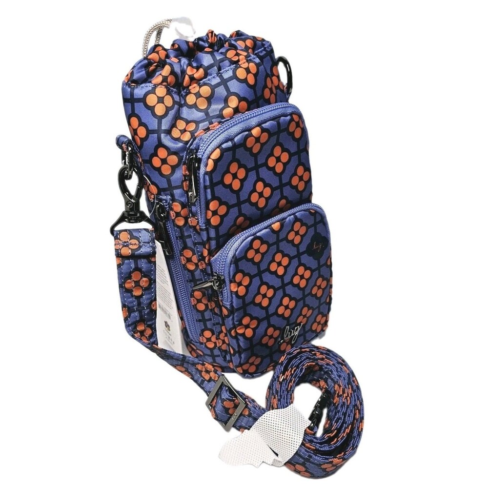 Lug Huggie Insulated Crossbody Convertible Water Bottle Bag New With Tags